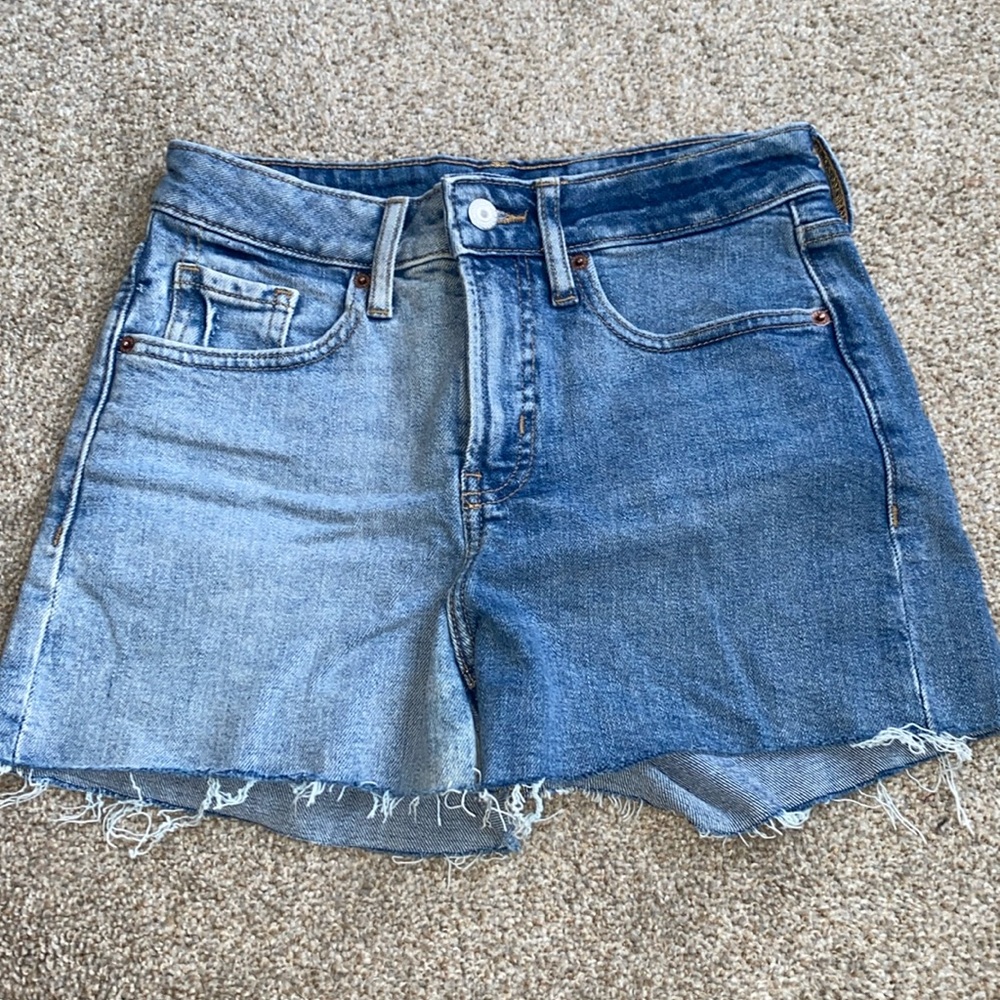 Two-Tone Denim Shorts from Old Navy